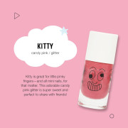 Nailmatic Kids 小童水性指甲油 - Kitty（粉紅閃粉）